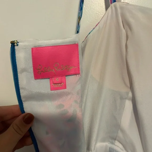 Lilly Pulitzer Multicolored Spaghetti Strap Sundress Maxi - Picture 5 of 7